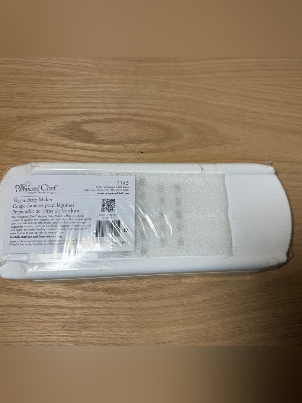 NIP Pampered Chef - Veggie Strip Maker #1145 -